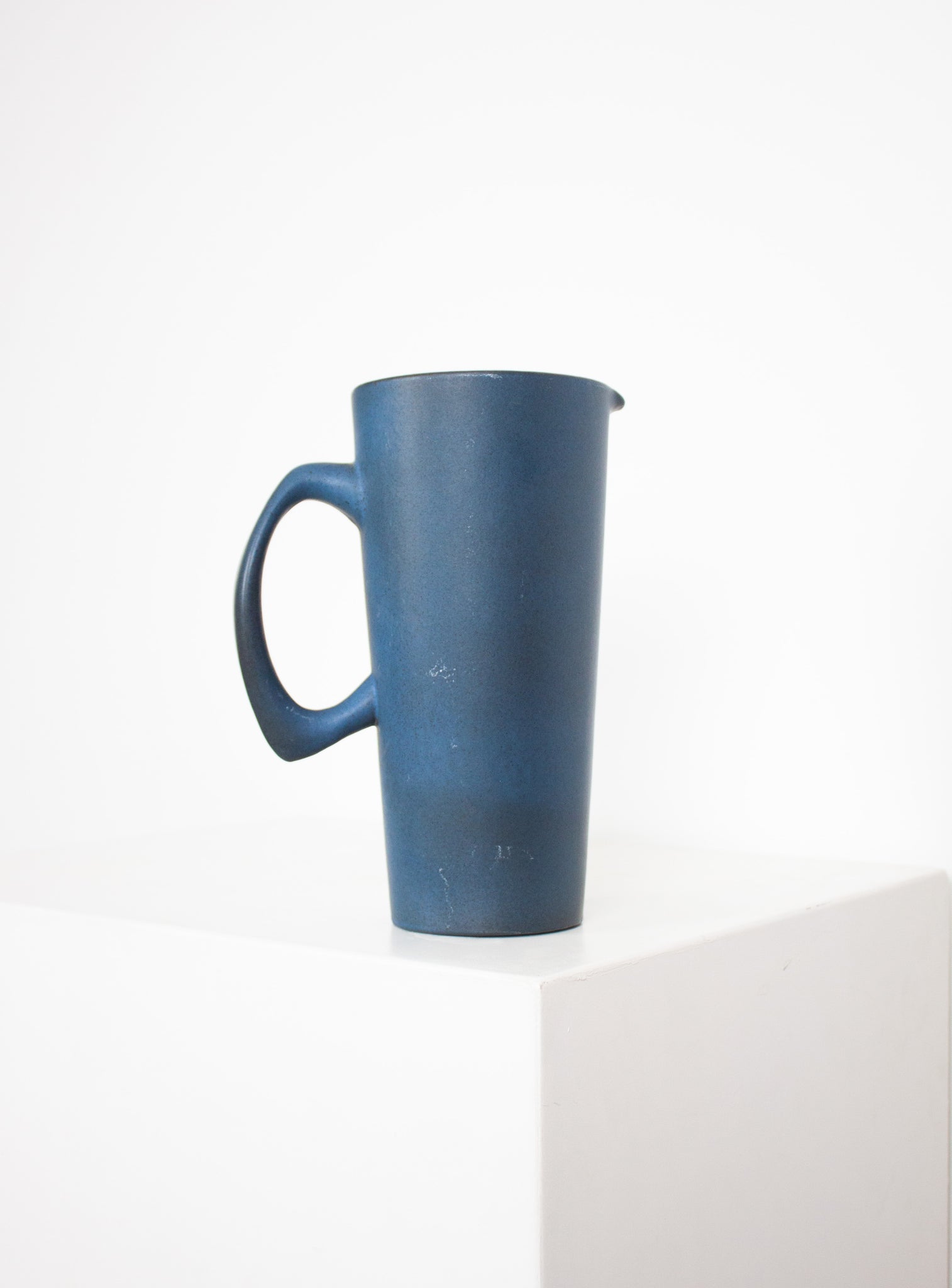 Cor Unum Ceramic Milk Jug or Pitcher (Blue)