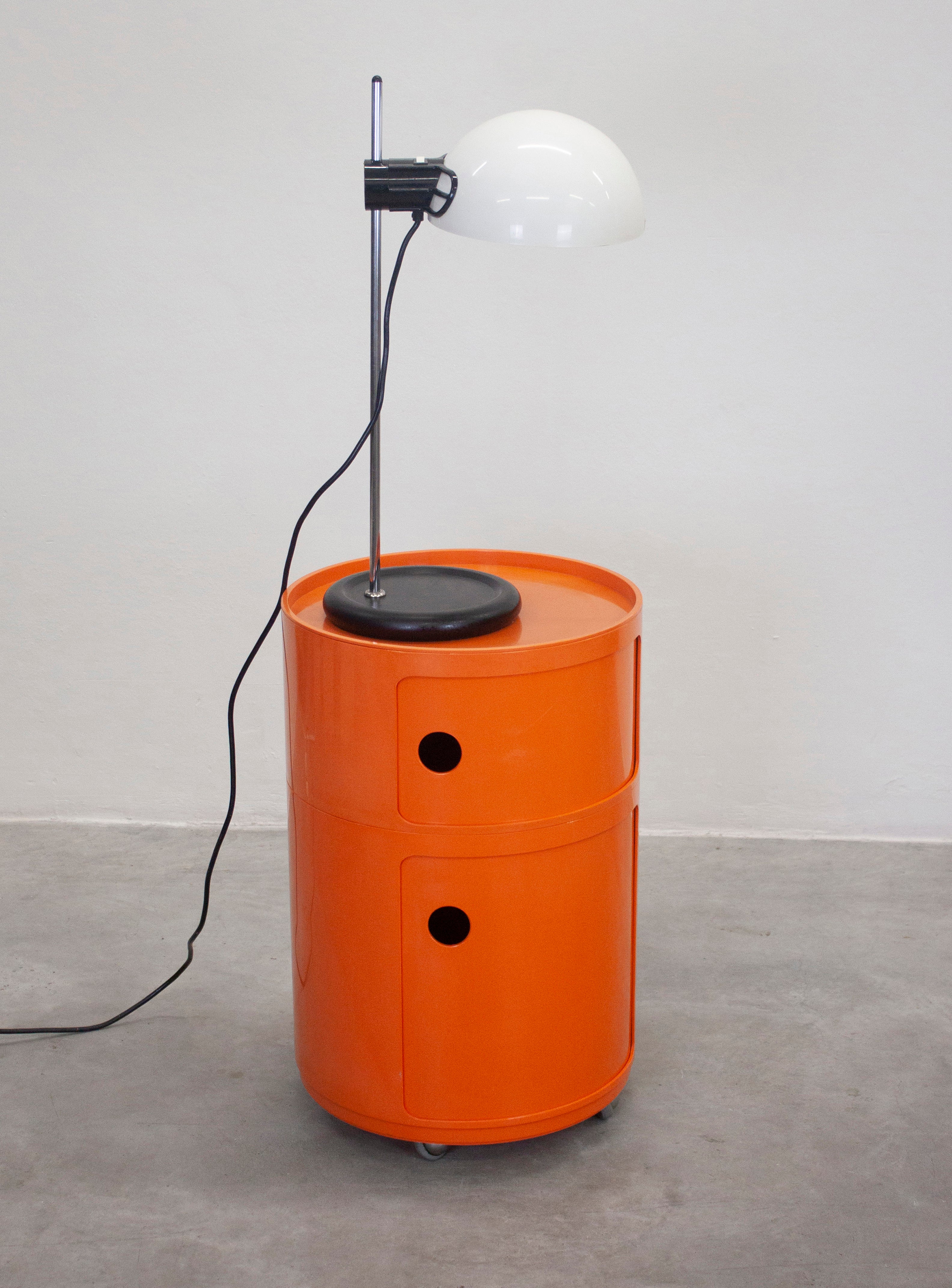 Kartell Large Componibili Container by Anna Castelli (Orange