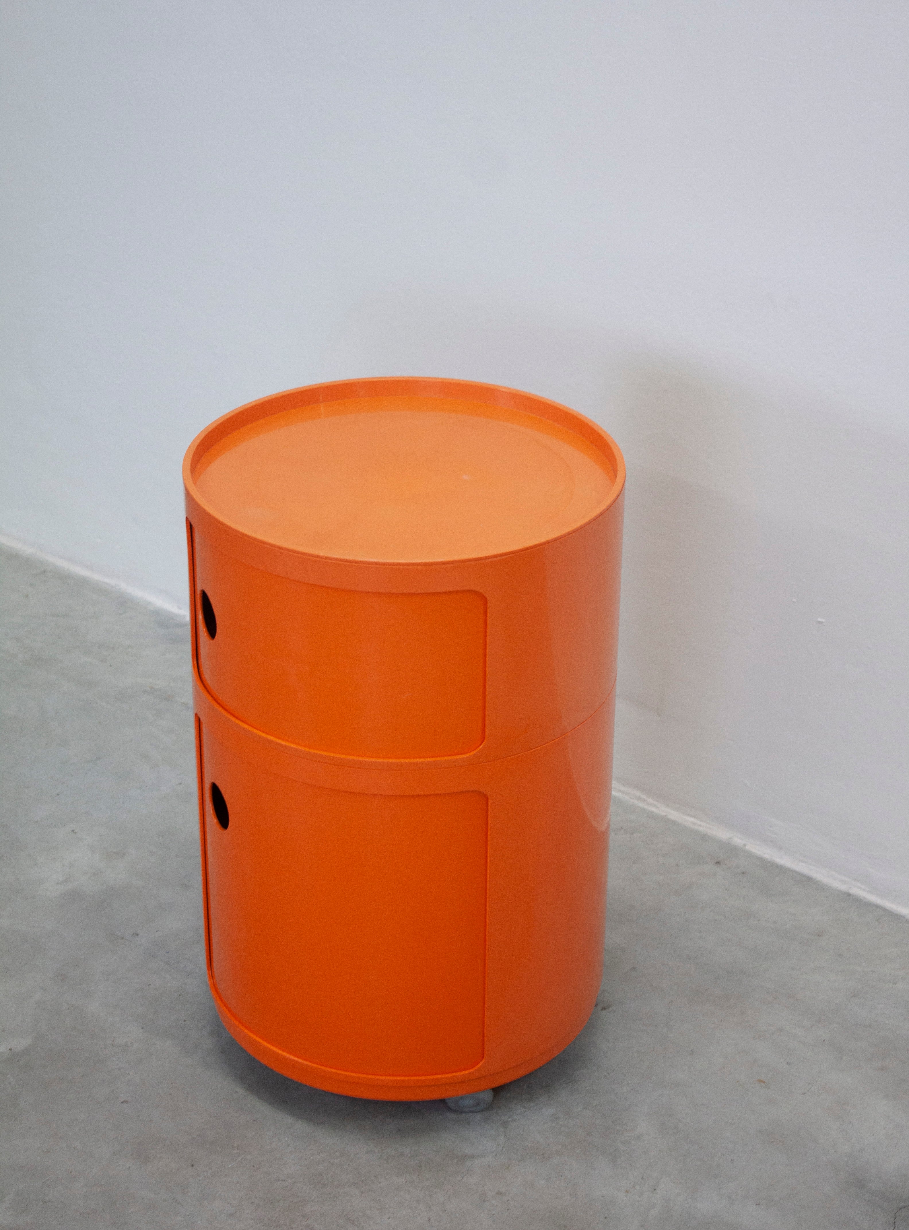 Shops Kartell Orange-Container 1960's /Original