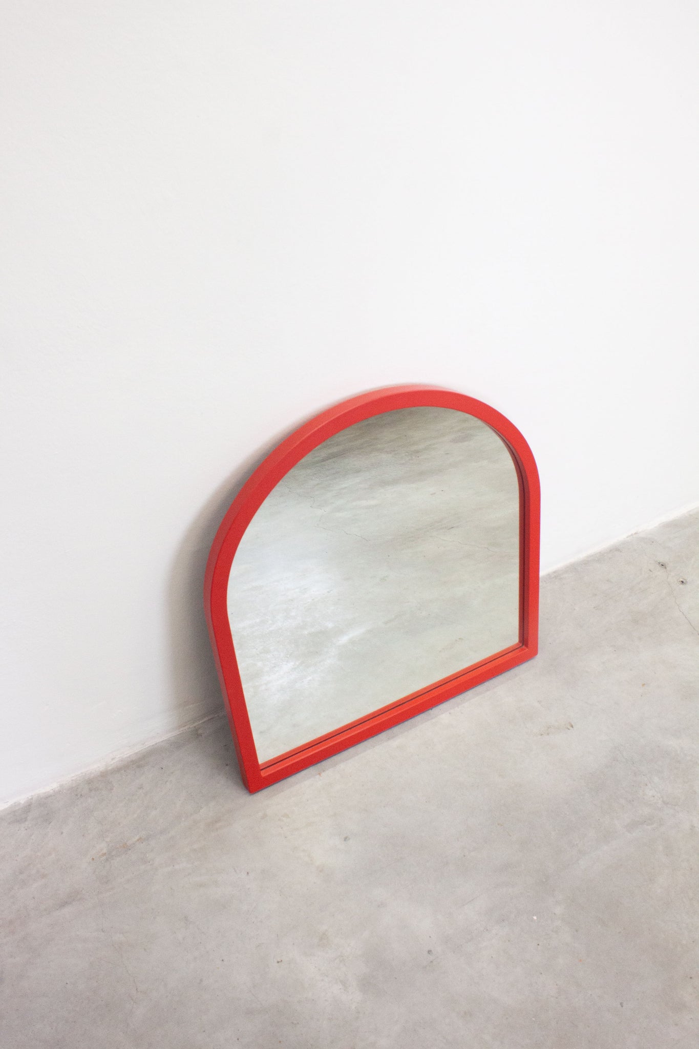 Kartell Model 4720 Mirror by Anna Castelli (Red)