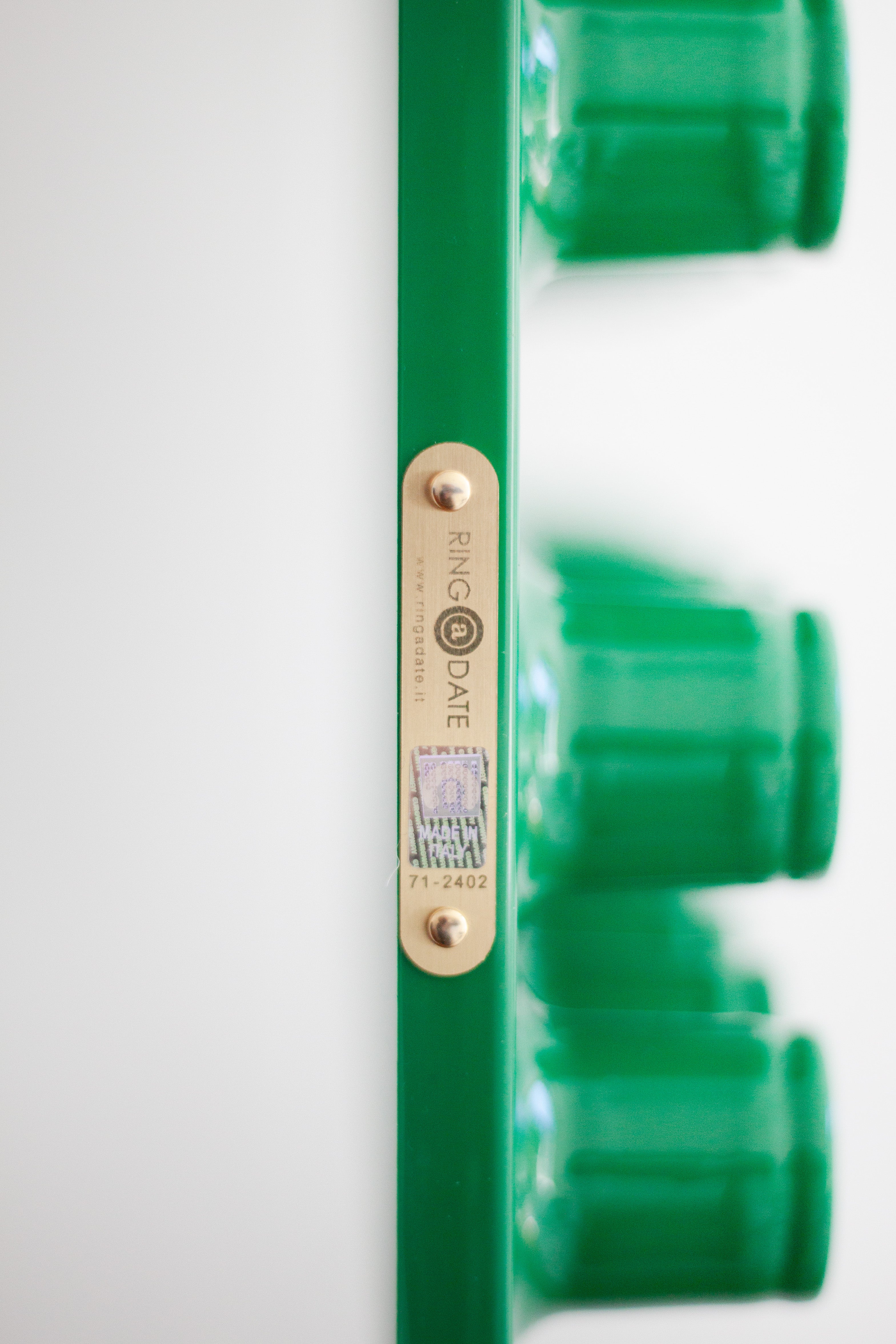 Ring-A-Date Perpetual Calendar by Giorgio Della Beffa (Green
