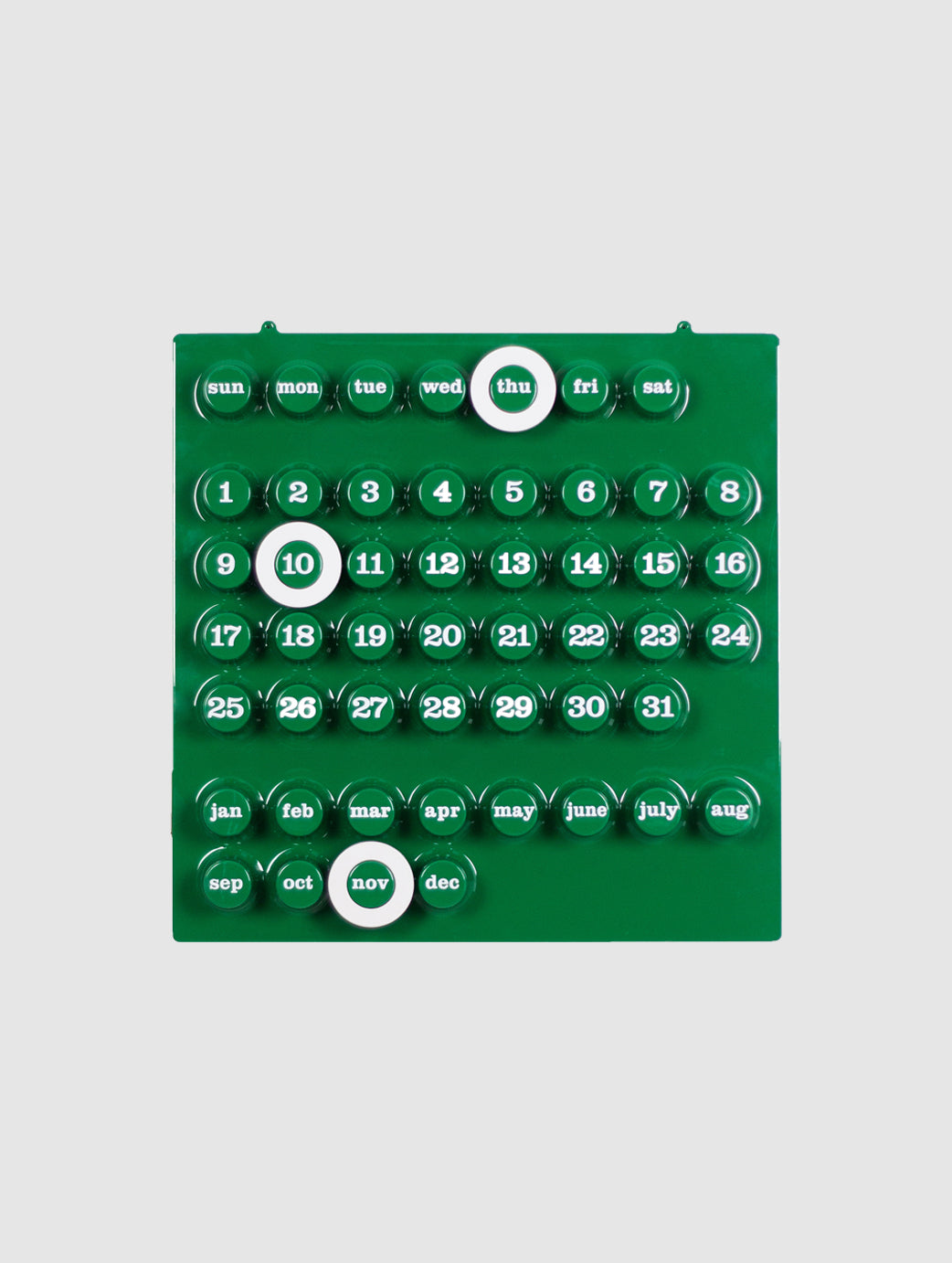 Ring A Date Perpetual Calendar by Giorgio Della Beffa (Green) JUKI Ring A Date Perpetual Calendar by Giorgio Della Beffa (Green) JUKI
